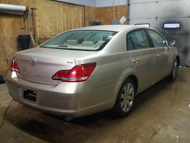 4T1BK36B87U229084 - 2007 TOYOTA AVALON XL BEIGE photo 4