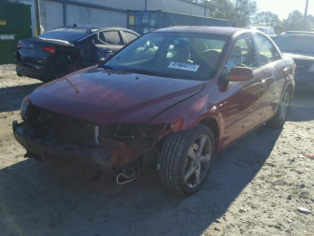 1YVHP80C755M59439 - 2005 MAZDA 6 I RED photo 2