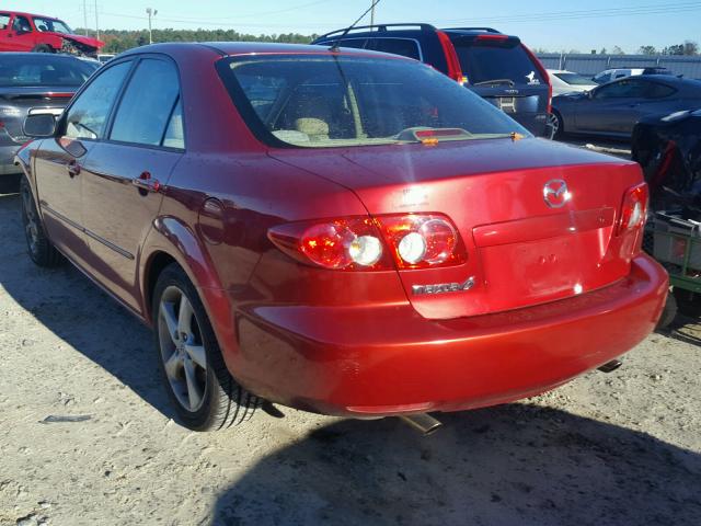 1YVHP80C755M59439 - 2005 MAZDA 6 I RED photo 3