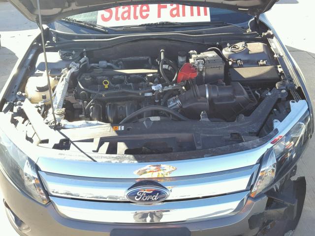 3FAHP0HA3BR236131 - 2011 FORD FUSION SE GRAY photo 7