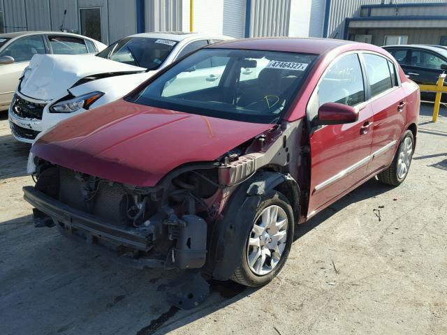 3N1AB6AP3CL673307 - 2012 NISSAN SENTRA 2.0 RED photo 2