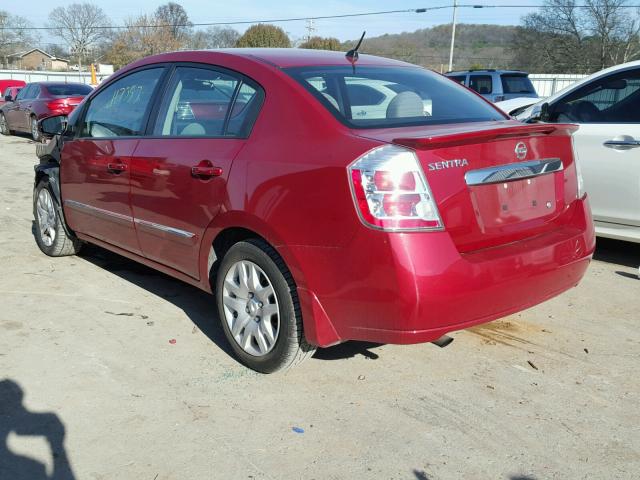 3N1AB6AP3CL673307 - 2012 NISSAN SENTRA 2.0 RED photo 3