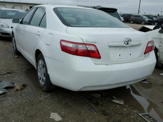 4T1BE46K09U914129 - 2009 TOYOTA CAMRY BASE WHITE photo 3