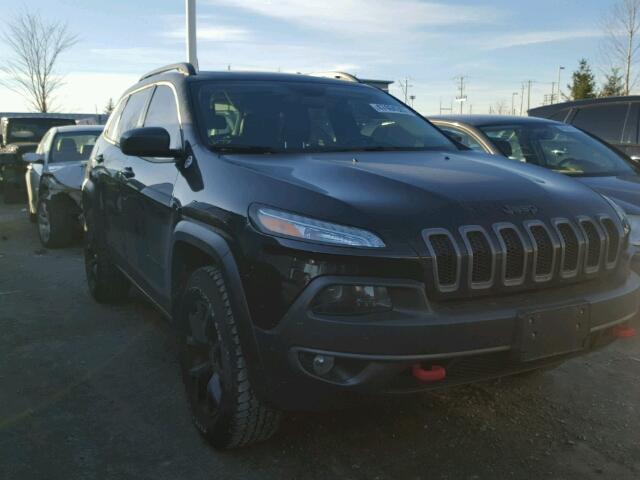 1C4PJMBS3GW201867 - 2016 JEEP CHEROKEE T BLACK photo 1