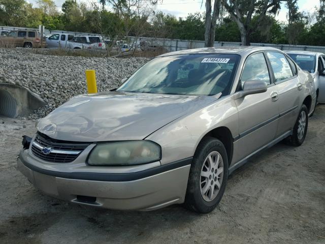 2G1WF52E419369104 - 2001 CHEVROLET IMPALA TAN photo 2