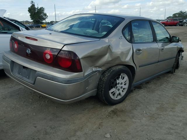 2G1WF52E419369104 - 2001 CHEVROLET IMPALA TAN photo 4