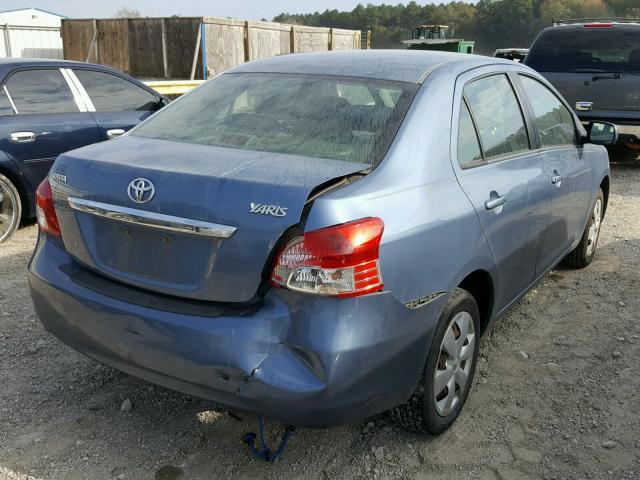 JTDBT923271134301 - 2007 TOYOTA YARIS BLUE photo 4