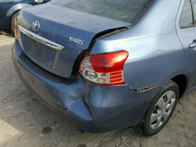 JTDBT923271134301 - 2007 TOYOTA YARIS BLUE photo 9