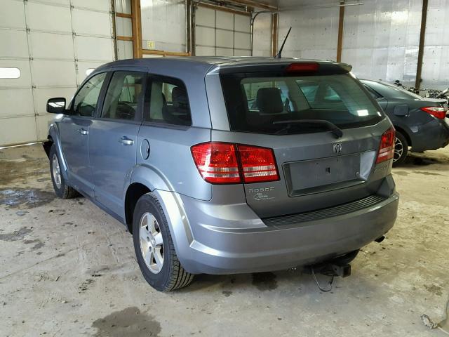 3D4GG47B49T599271 - 2009 DODGE JOURNEY SE GRAY photo 3