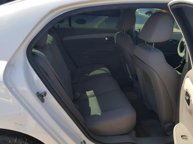 1G1ZC5EU4BF181328 - 2011 CHEVROLET MALIBU 1LT WHITE photo 6