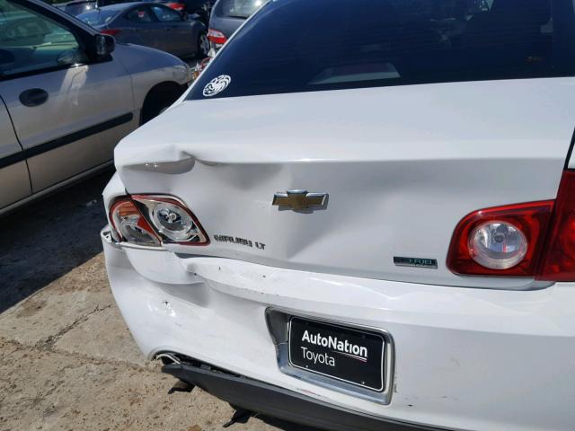 1G1ZC5EU4BF181328 - 2011 CHEVROLET MALIBU 1LT WHITE photo 9