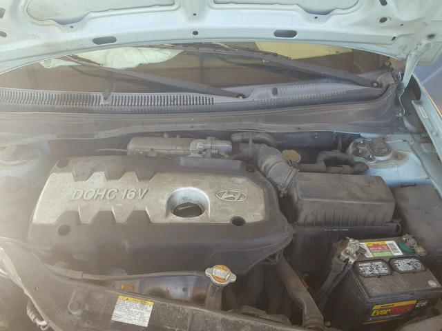 KMHCN46C87U164778 - 2007 HYUNDAI ACCENT GLS BLUE photo 7