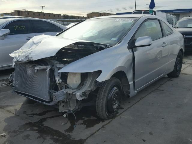 2HGFG11638H504145 - 2008 HONDA CIVIC LX SILVER photo 2