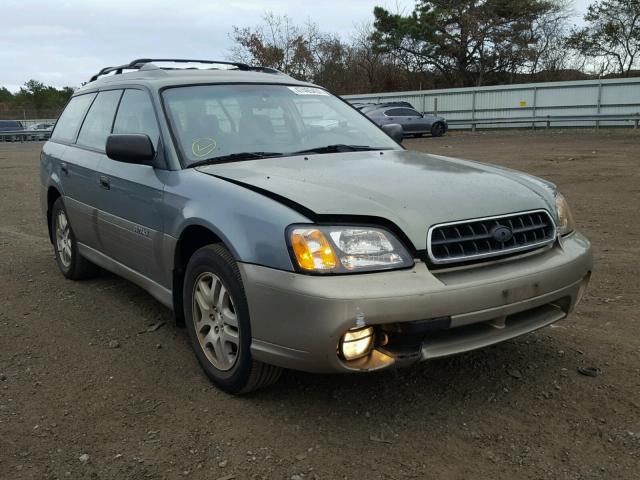 4S3BH675X46615843 - 2004 SUBARU LEGACY OUT GREEN photo 1