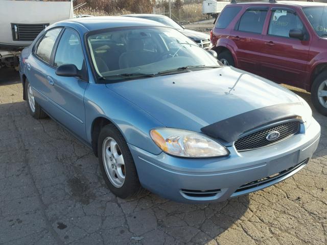 1FAFP53UX7A210603 - 2007 FORD TAURUS SE BLUE photo 1