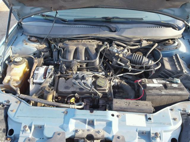 1FAFP53UX7A210603 - 2007 FORD TAURUS SE BLUE photo 7