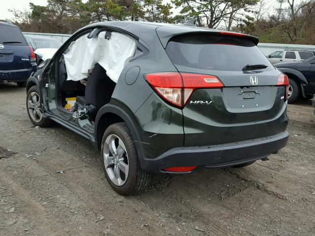 3CZRU6H50HM721453 - 2017 HONDA HR-V EX GREEN photo 3