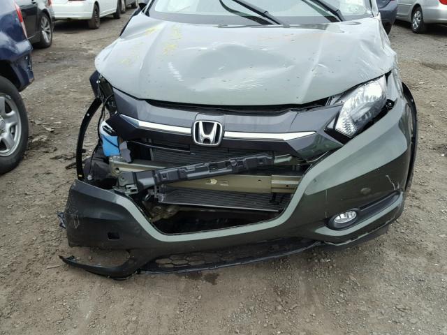 3CZRU6H50HM721453 - 2017 HONDA HR-V EX GREEN photo 7