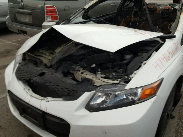 2HGFG4A57CH704785 - 2012 HONDA CIVIC SI WHITE photo 10