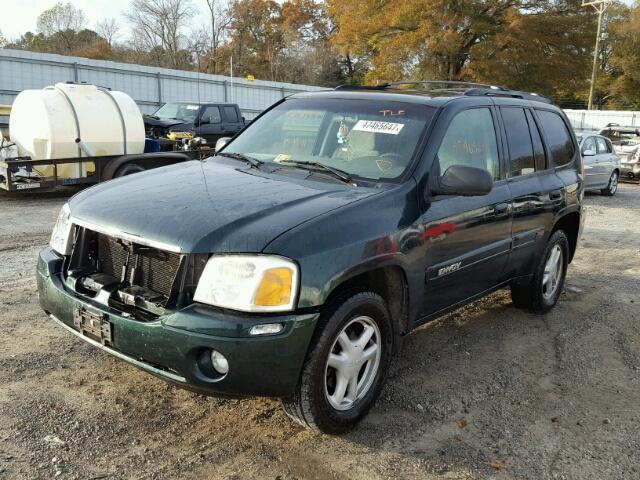 1GKDS13S142277415 - 2004 GMC ENVOY GREEN photo 2