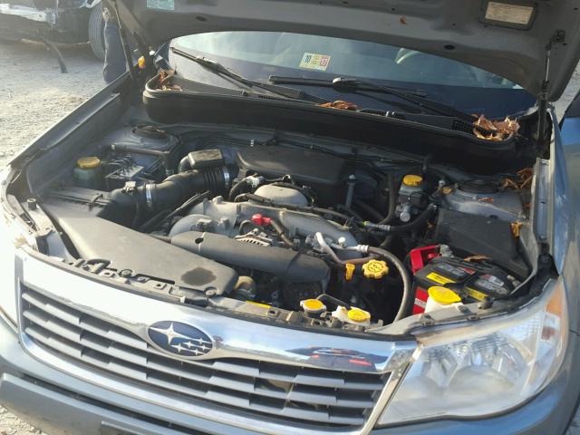 JF2SH63609H725876 - 2009 SUBARU FORESTER 2 BLUE photo 7