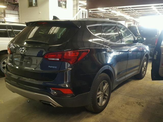 5XYZU3LB1HG393670 - 2017 HYUNDAI SANTA FE S BLACK photo 4