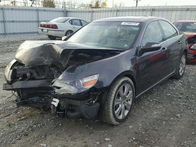 JH4KB26559C001172 - 2009 ACURA RL GRAY photo 2