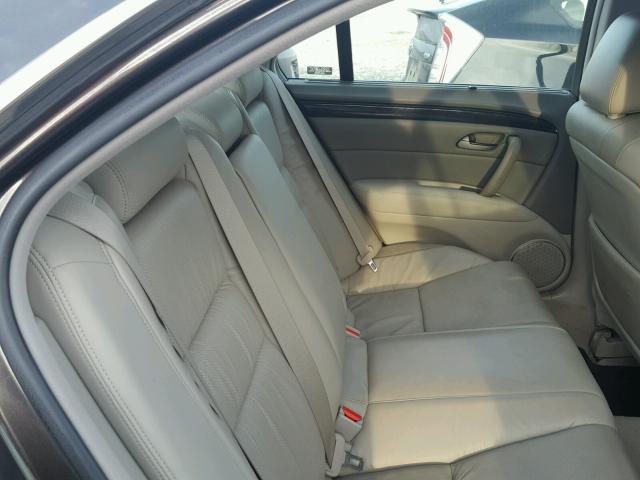 JH4KB26559C001172 - 2009 ACURA RL GRAY photo 6