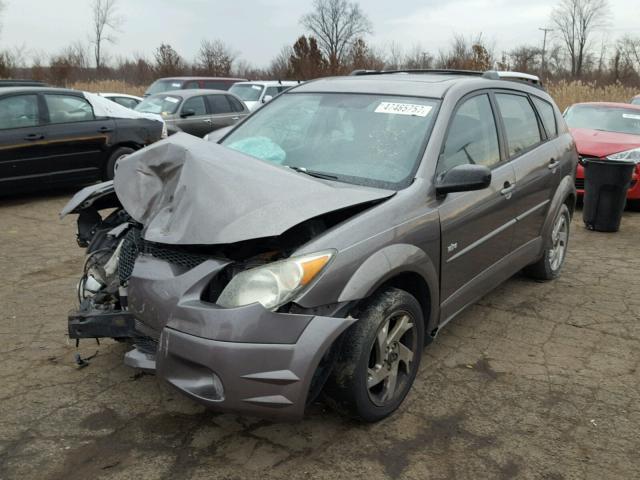 5Y2SL62833Z446536 - 2003 PONTIAC VIBE GRAY photo 2