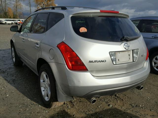 JN8AZ08W03W227911 - 2003 NISSAN MURANO SL GRAY photo 3