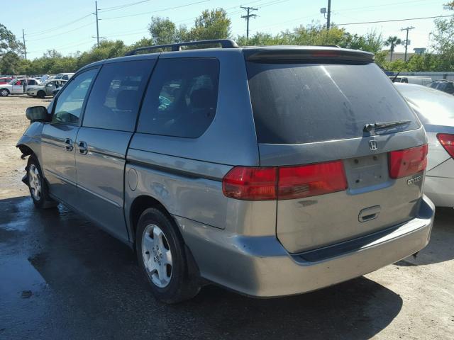 2HKRL18691H597960 - 2001 HONDA ODYSSEY EX GRAY photo 3