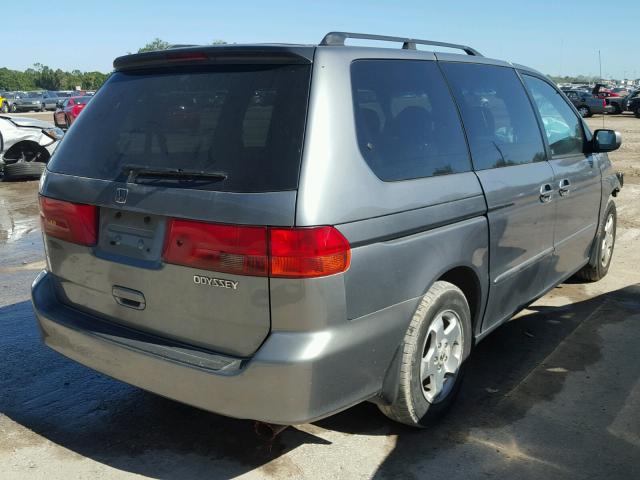 2HKRL18691H597960 - 2001 HONDA ODYSSEY EX GRAY photo 4