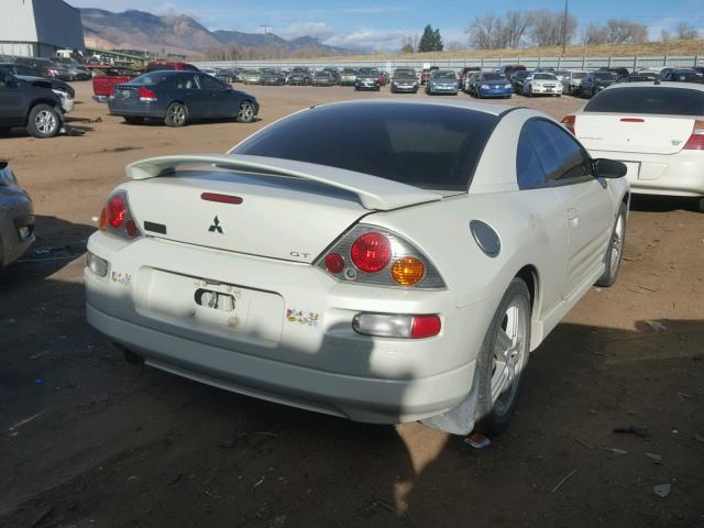 4A3AC84H84E055263 - 2004 MITSUBISHI ECLIPSE GT WHITE photo 4