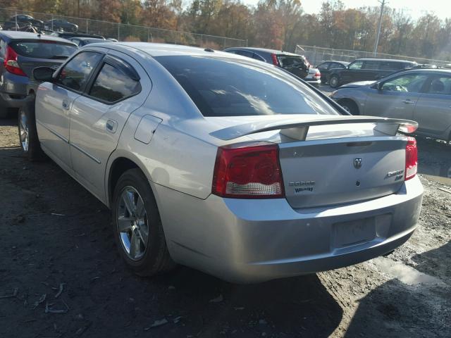 2B3CA3CV3AH142019 - 2010 DODGE CHARGER SX SILVER photo 3