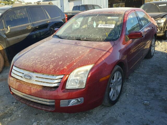 3FAHP08149R151390 - 2009 FORD FUSION SEL RED photo 2