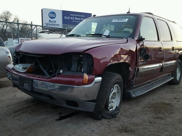 1GKFK16Z24J142340 - 2004 GMC YUKON XL K RED photo 9