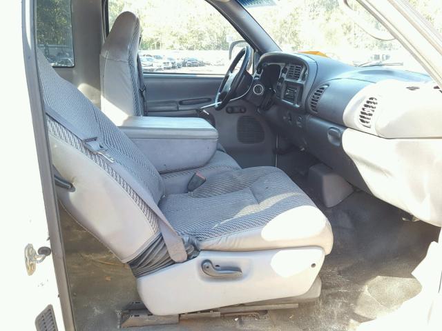 3B7HC12Y1XG141457 - 1999 DODGE RAM 1500 WHITE photo 5