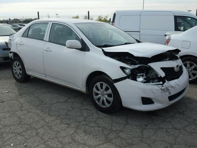 1NXBU4EE6AZ241589 - 2010 TOYOTA COROLLA BA WHITE photo 1