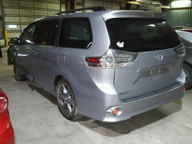 5TDXK3DC1FS623969 - 2015 TOYOTA SIENNA SPO SILVER photo 3