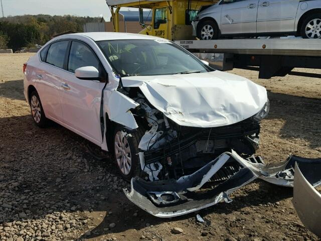 3N1AB7APXGL679875 - 2016 NISSAN SENTRA S WHITE photo 1