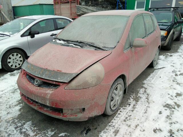 JHMGD38437S819027 - 2007 HONDA FIT RED photo 2