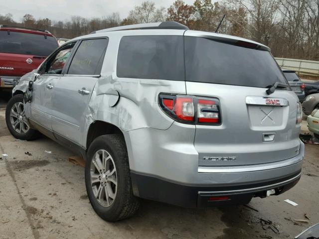 1GKKVRKD8GJ340441 - 2016 GMC ACADIA SLT SILVER photo 3