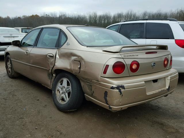 2G1WH52K349226617 - 2004 CHEVROLET IMPALA LS GOLD photo 3