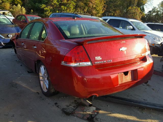 2G1WC5E35D1216821 - 2013 CHEVROLET IMPALA LTZ RED photo 3