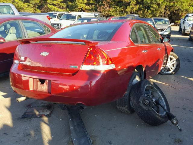 2G1WC5E35D1216821 - 2013 CHEVROLET IMPALA LTZ RED photo 4