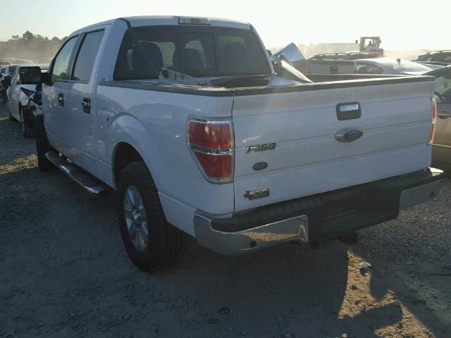 1FTFW1CTXEKG46405 - 2014 FORD F150 SUPER WHITE photo 3