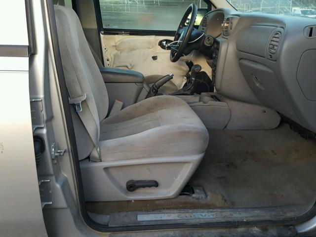 1GNDS13S972270378 - 2007 CHEVROLET TRAILBLAZE SILVER photo 5