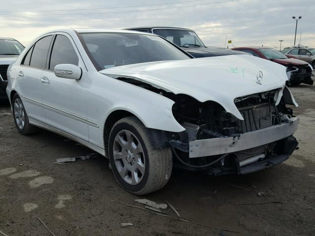 WDBRF92H46F794969 - 2006 MERCEDES-BENZ C GENERATI WHITE photo 1