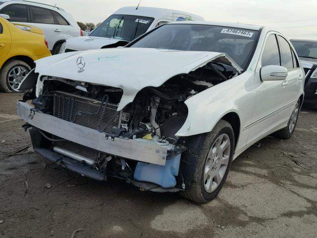 WDBRF92H46F794969 - 2006 MERCEDES-BENZ C GENERATI WHITE photo 2