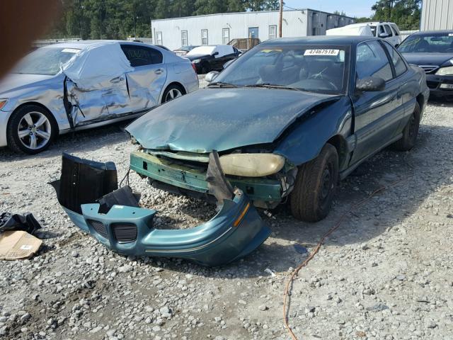 1G2NE12T0VC831044 - 1997 PONTIAC GRAND AM S მწვანე ფოტო 2